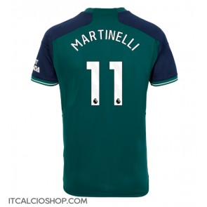 Arsenal Gabriel Martinelli #11 Terza Maglia 2023-24 Manica Corta